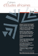 Cahiers d'études africaines 249